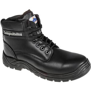 Portwest Thor Fur Lined Cold Weather Safety Boots Black Size 8 Portwest Thor Fur Lined Cold Weather Safety Boots Black Size 8