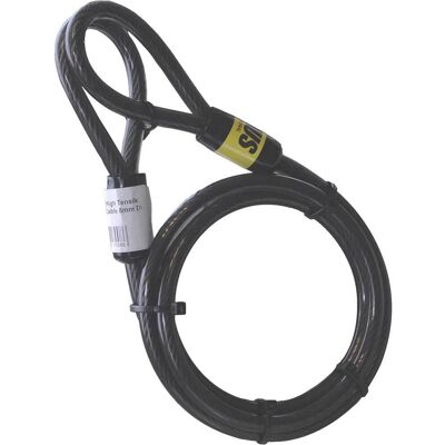 Sirius High Tensile Heavy Duty Steel Security Cable 8mm 1800mm Sirius High Tensile Heavy Duty Steel Security Cable 8mm 1800mm