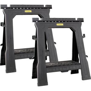 Stanley Pair Plastic Folding Sawhorse