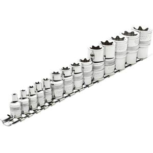 Draper 14 Piece Combination Drive Torx Socket Set Combination