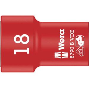 Wera 8790B Zyklop VDE 3/8" Drive Socket 3/8" 18mm Wera 8790B Zyklop VDE 3/8" Drive Socket 3/8" 18mm