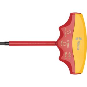 Wera 400 i VDE Insulated 5mm Hex Plus Torque Indicator Screwdriver 5.0Nm Wera 400 i VDE Insulated 5mm Hex Plus Torque Indicator Screwdriver 5.0Nm