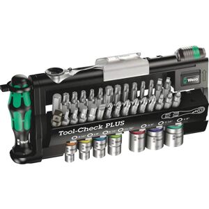 Wera 39 Piece 1/4" Drive Tool Check Plus Bit and Socket Set Imperial Wera 39 Piece 1/4" Drive Tool Check Plus Bit and Socket Set Imperial