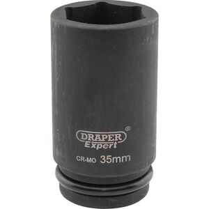 Draper Expert 3/4" Drive Deep Hexagon Impact Socket Metric 3/4" 35mm Draper Expert 3/4" Drive Deep Hexagon Impact Socket Metric 3/4" 35mm