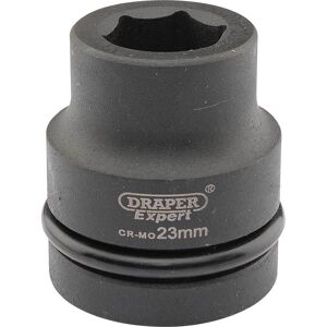 Draper Expert 1" Drive Hexagon Impact Socket Metric 1" 23mm Draper Expert 1" Drive Hexagon Impact Socket Metric 1" 23mm