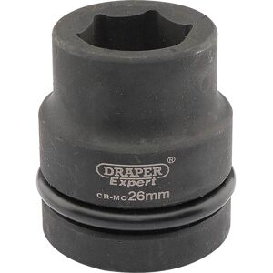 Draper Expert 1" Drive Hexagon Impact Socket Metric 1" 26mm Draper Expert 1" Drive Hexagon Impact Socket Metric 1" 26mm