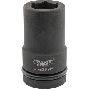 Draper Expert 1" Drive Deep Hexagon Impact Socket Metric 1" 29mm Draper Expert 1" Drive Deep Hexagon Impact Socket Metric 1" 29mm