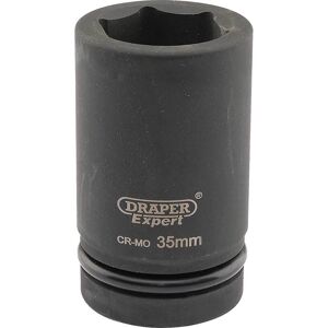 Draper Expert 1" Drive Deep Hexagon Impact Socket Metric 1" 35mm Draper Expert 1" Drive Deep Hexagon Impact Socket Metric 1" 35mm