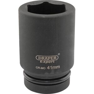 Draper Expert 1" Drive Deep Hexagon Impact Socket Metric 1" 41mm Draper Expert 1" Drive Deep Hexagon Impact Socket Metric 1" 41mm