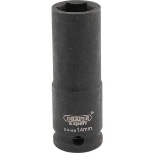 Draper Expert 3/8" Drive Hi Torq Deep Hexagon Impact Socket Metric 3/8" 14mm Draper Expert 3/8" Drive Hi Torq Deep Hexagon Impact Socket Metric 3/8" 14mm