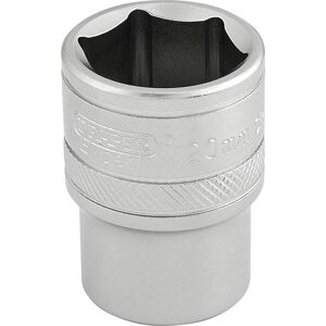 Draper 1/2" Drive Satin Finish Hexagon Socket Metric 1/2" 20mm Draper 1/2" Drive Satin Finish Hexagon Socket Metric 1/2" 20mm