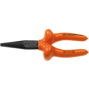 Facom VSE Series Insulated Flat Nose Pliers 160mm Facom VSE Series Insulated Flat Nose Pliers 160mm