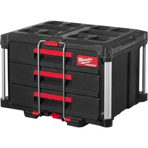 Milwaukee Packout 3 Drawer Tool Box 560mm 410mm 360mm Milwaukee Packout 3 Drawer Tool Box 560mm 410mm 360mm