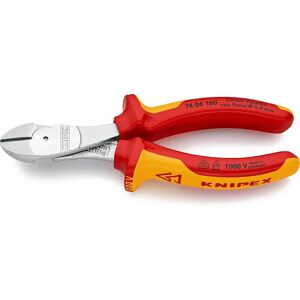 Knipex 74 06 VDE Insulated High Leverage Diagonal Cutting Pliers 160mm Knipex 74 06 VDE Insulated High Leverage Diagonal Cutting Pliers 160mm