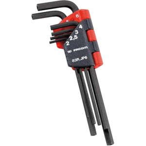 Facom 6 Piece Security Hexagon Allen Key Set Metric Facom 6 Piece Security Hexagon Allen Key Set Metric