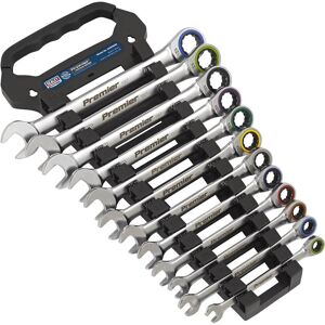 Sealey Platinum Series 12 Piece Ratchet Combination Spanner Set Sealey Platinum Series 12 Piece Ratchet Combination Spanner Set
