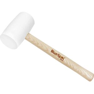 Blue Spot BlueSpot White Rubber Mallet 450g Blue Spot BlueSpot White Rubber Mallet 450g