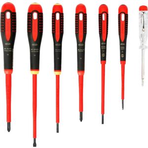 Bahco 7 Piece BE-9887S Ergo Vde Insulated Screwdriver Set Bahco 7 Piece BE-9887S Ergo Vde Insulated Screwdriver Set