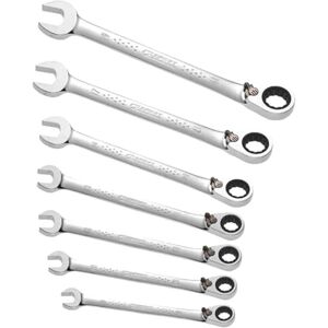 Expert by Facom 7 Piece Ratchet Combination Spanner Set Expert by Facom 7 Piece Ratchet Combination Spanner Set