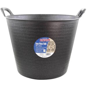 Faithfull Eco Flex Tub 25l Black Faithfull Eco Flex Tub 25l Black