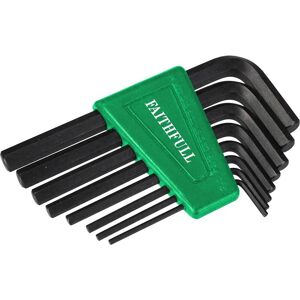 Faithfull 8 Piece Hexagon Allen Key Set Imperial Faithfull 8 Piece Hexagon Allen Key Set Imperial