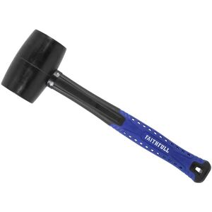 Faithfull Black Fibreglass Mallet 450g Faithfull Black Fibreglass Mallet 450g