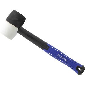 Faithfull Black & White Fibreglass Combination Mallet 450g Faithfull Black & White Fibreglass Combination Mallet 450g