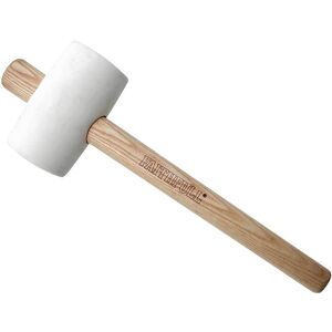 Faithfull FSC White Rubber Mallet 450g Faithfull FSC White Rubber Mallet 450g