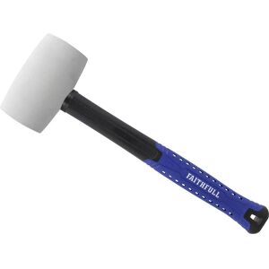 Faithfull White Fibreglass Mallet 680g Faithfull White Fibreglass Mallet 680g