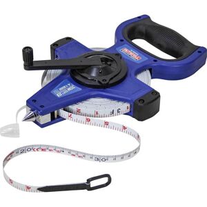 Faithfull Fast Rewind Open Long Tape Measure Imperial & Metric 100ft / 30m 13mm Faithfull Fast Rewind Open Long Tape Measure Imperial & Metric 100ft / 30m 13mm