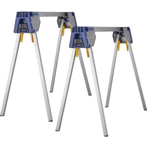 Irwin 2 Piece Metal Sawhorses Set Irwin 2 Piece Metal Sawhorses Set