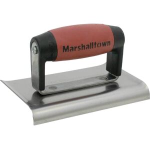 Marshalltown M136D Cement Edger - Curved, DuraSoft Handle - 6in x 3in Marshalltown M136D Cement Edger - Curved, DuraSoft Handle - 6in x 3in
