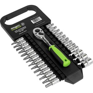 Siegen 27 Piece 1/4" Drive Socket and Bit Set 1/4" Siegen 27 Piece 1/4" Drive Socket and Bit Set 1/4"