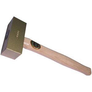 Thor Square Solid Brass Mallet Wooden Handle 2kg Thor Square Solid Brass Mallet Wooden Handle 2kg