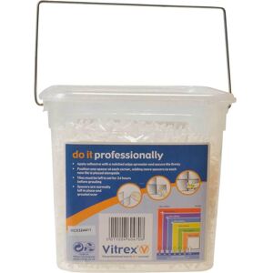 Vitrex Plastic Wall Tile Spacers 2.5mm Pack of 3000 Vitrex Plastic Wall Tile Spacers 2.5mm Pack of 3000
