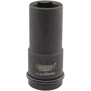 Draper Expert 3/4" Drive Deep Hexagon Impact Socket Metric 3/4" 23mm Draper Expert 3/4" Drive Deep Hexagon Impact Socket Metric 3/4" 23mm
