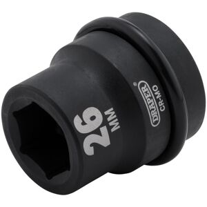 Draper Expert 1" Drive Hexagon Impact Socket Metric 1" 26mm Draper Expert 1" Drive Hexagon Impact Socket Metric 1" 26mm