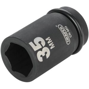 Draper Expert 1" Drive Deep Hexagon Impact Socket Metric 1" 35mm Draper Expert 1" Drive Deep Hexagon Impact Socket Metric 1" 35mm