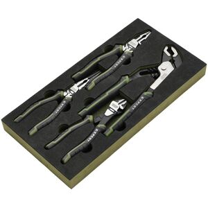 Draper Expert 4 Piece High Leverage Pliers Set in Foam Tray Draper Expert 4 Piece High Leverage Pliers Set in Foam Tray