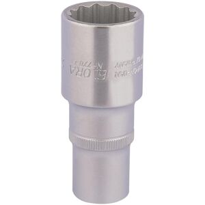 Elora 1/2" Drive Deep Bi Hexagon Socket Metric 1/2" 24mm Elora 1/2" Drive Deep Bi Hexagon Socket Metric 1/2" 24mm