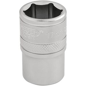 Draper 1/2" Drive Satin Finish Hexagon Socket Metric 1/2" 17mm Draper 1/2" Drive Satin Finish Hexagon Socket Metric 1/2" 17mm