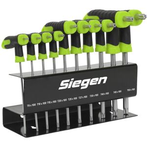Siegen 10 Piece T Handle Torx Key Set Siegen 10 Piece T Handle Torx Key Set