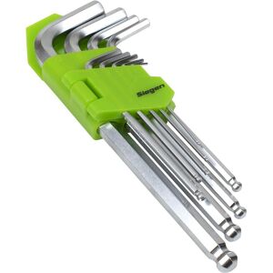 Siegen 9 Piece Long Ball End Hexagon Allen Key Set Siegen 9 Piece Long Ball End Hexagon Allen Key Set