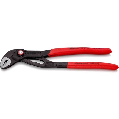 Knipex 87 21 Cobra Quick Set Waterpump Pliers 250mm Knipex 87 21 Cobra Quick Set Waterpump Pliers 250mm