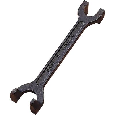 Faithfull FAIBW1 Basin Wrench - Malleable Cast Iron, 15mm & 22mm - Basin Tool Faithfull FAIBW1 Basin Wrench - Malleable Cast Iron, 15mm & 22mm - Basin Tool