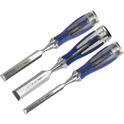 Marples M750 3 Piece Splitproof Pro Bevel Edge Chisel Set Marples M750 3 Piece Splitproof Pro Bevel Edge Chisel Set