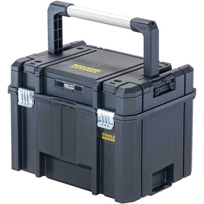 Stanley FatMax Pro Stack Organiser Top Deep Tool Box 420mm 270mm 250mm Stanley FatMax Pro Stack Organiser Top Deep Tool Box 420mm 270mm 250mm