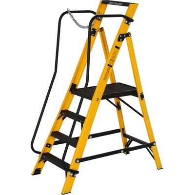Werner MEGASTEP Fibreglass Step Ladder 4 Werner MEGASTEP Fibreglass Step Ladder 4
