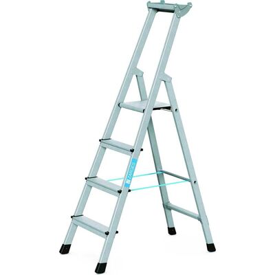 Zarges Anodised Trade Platform Step Ladder 4 Zarges Anodised Trade Platform Step Ladder 4