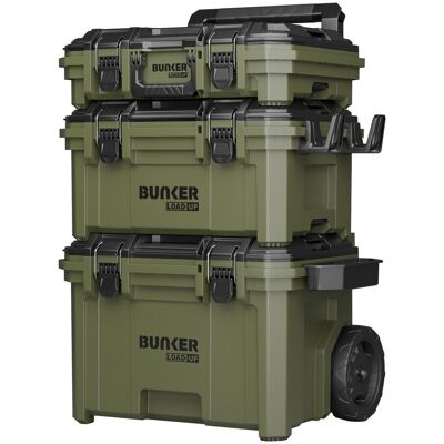 Bunker Load-Up Heavy Duty Tool Storage Trolley Set Bunker Load-Up Heavy Duty Tool Storage Trolley Set